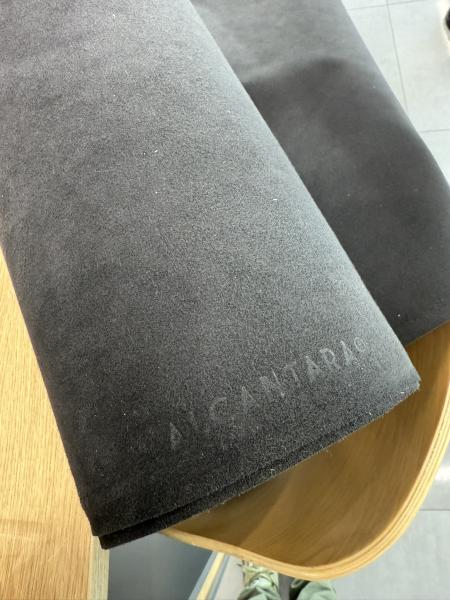 Original Alcantara Pannel Schwarz unkaschiert 150 cm breit